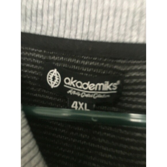 Akademiks Men's Big & Tall Striped Cardigan Sweater Size 4XL Multi-Color - Picture 5 of 11